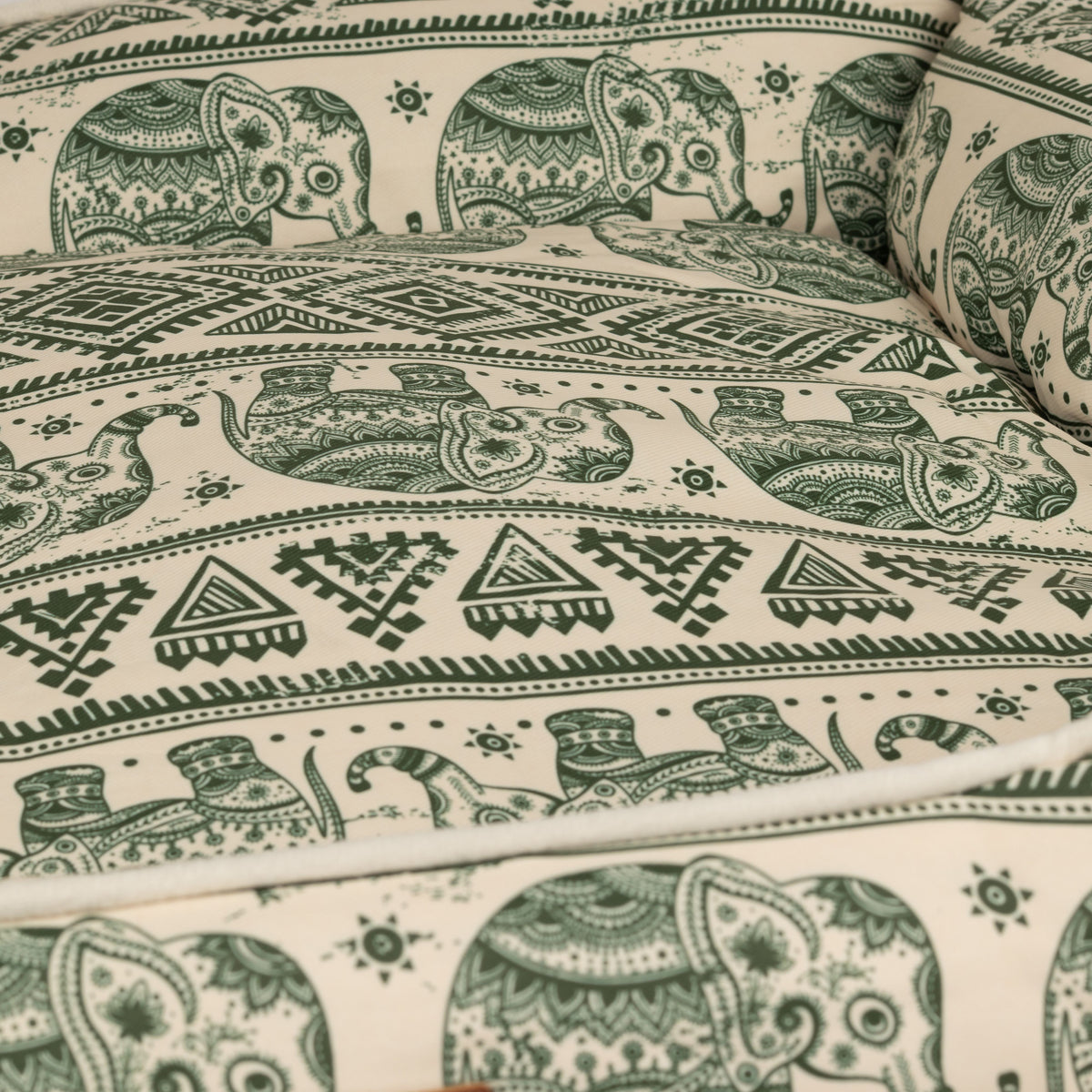 Paw Bed - Lucky Elephant - Verde - 60x50x14cm