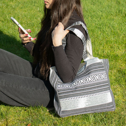 Taschen aus natürlichem Jacquard - Urban Caravan - Wander Muse Tasche