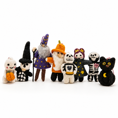 Colgantes de bolso de fieltro - Selección mixta (Amuletos místicos adorables)