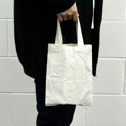 Bolso Pequeño Algodón Natural 4oz 25x20cm