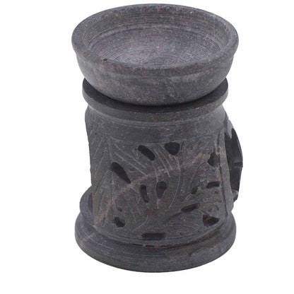 Kleiner Ölbrenner aus Speckstein 8cm - Om