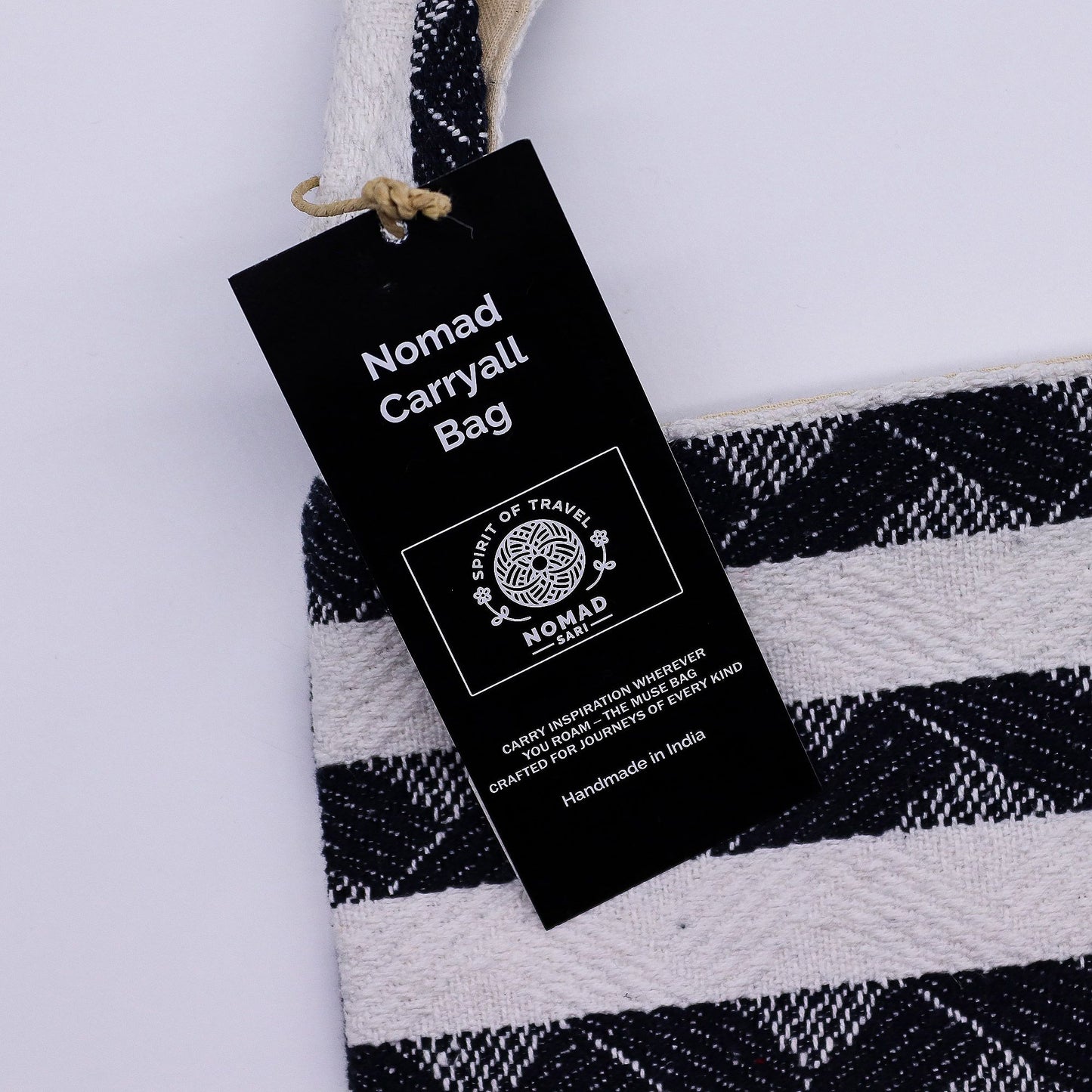 Taschen aus natürlichem Jacquard – Nomad Atlas – Nomad Tragetasche