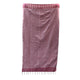 Drap de plage paréo coton rose 100x180cm