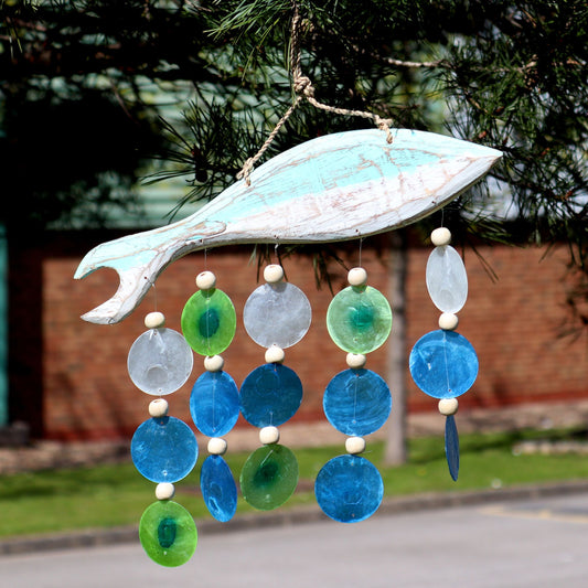 Fischschnitzerei in Aqua und Drop