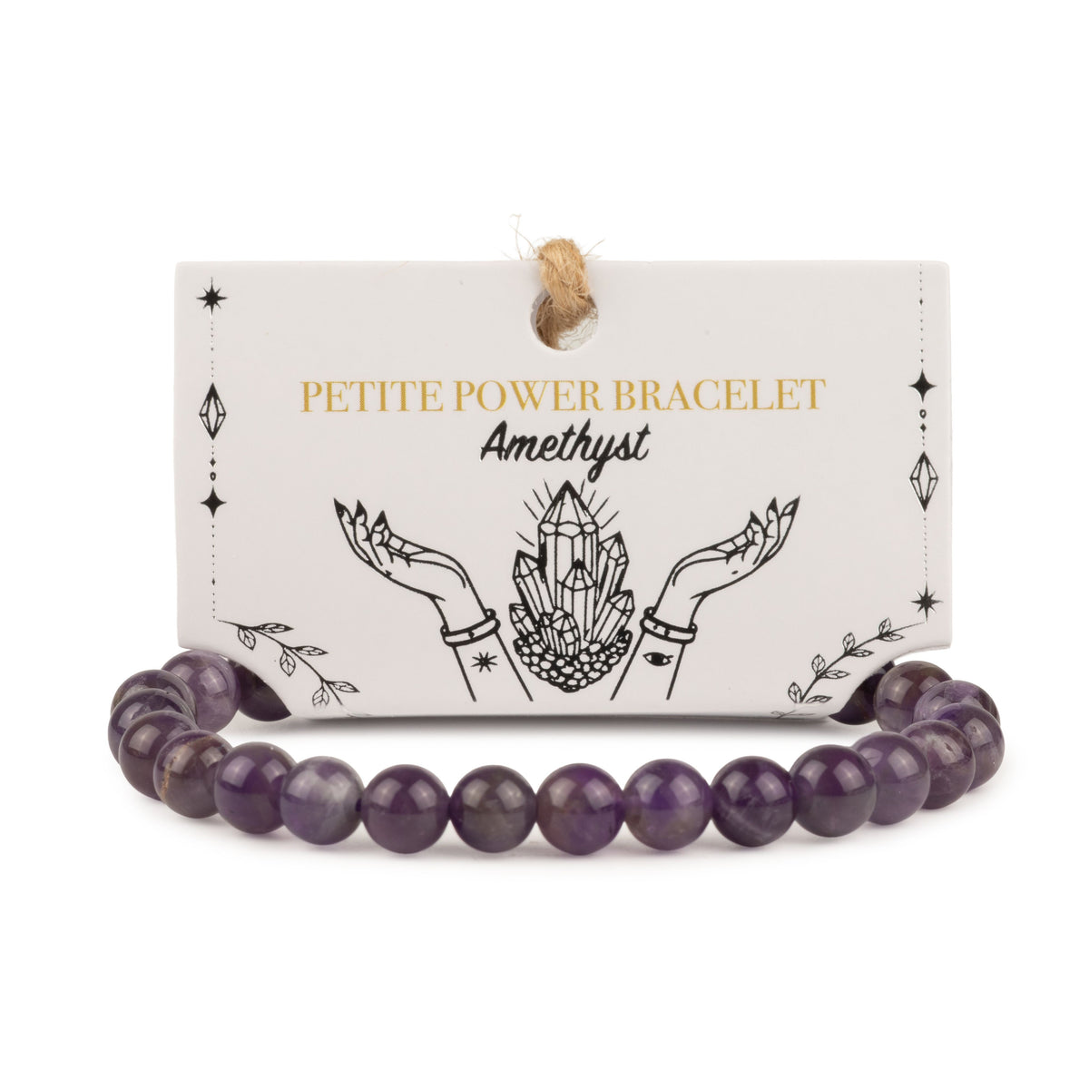 Pulsera de Poder Pequeña (17 cm x 6 mm) - Amatista