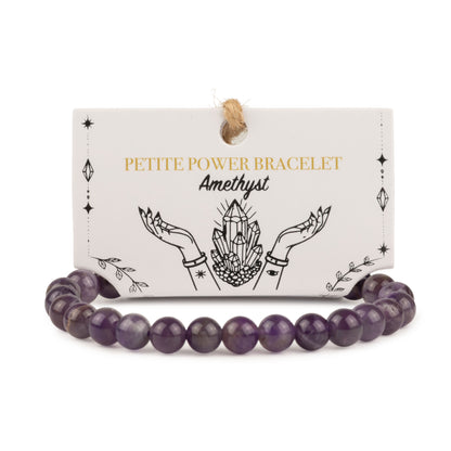 Pulsera de Poder Pequeña (17 cm x 6 mm) - Amatista
