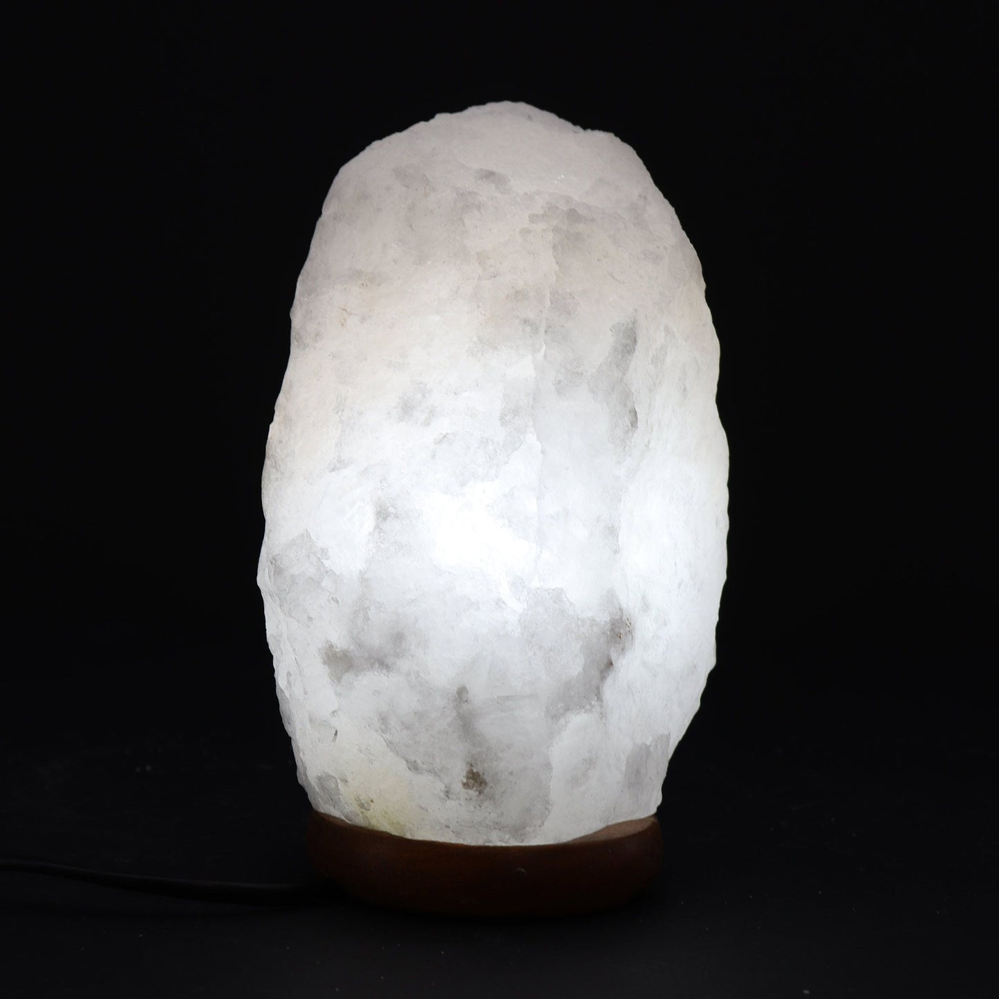 Lampe de sel de roche de l'Himalaya et base : environ 3 à 5 kg