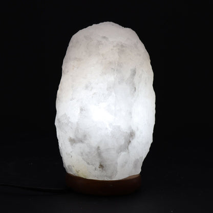 Lampe de sel de roche de l'Himalaya et base : environ 3 à 5 kg