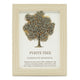 Cuadro de piedra preciosa - Árbol de la Vida - pirita (20x14,7x1 cm)