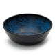 Cuenco tibetano de aluminio - hongo mágico - azul (20 cm)