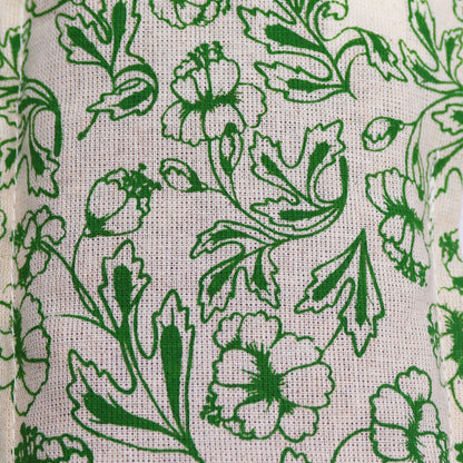 Bolsas Trigo Algodon Natural - Verde