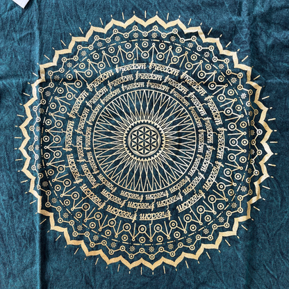 T-shirt Nomad Sari Medium - Mandala - Vert