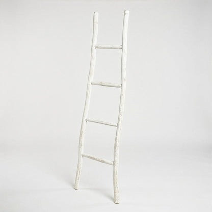 Gran escalera de madera Kemu - 1.5 m - acabado blanqueado - estilo japonés