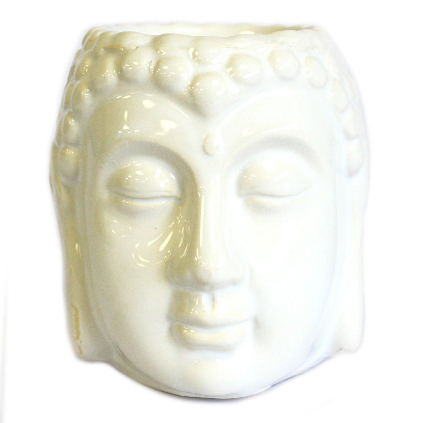 Quemador de Aceite Buda Blanco