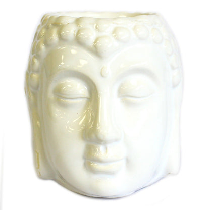 Quemador de Aceite Buda Blanco