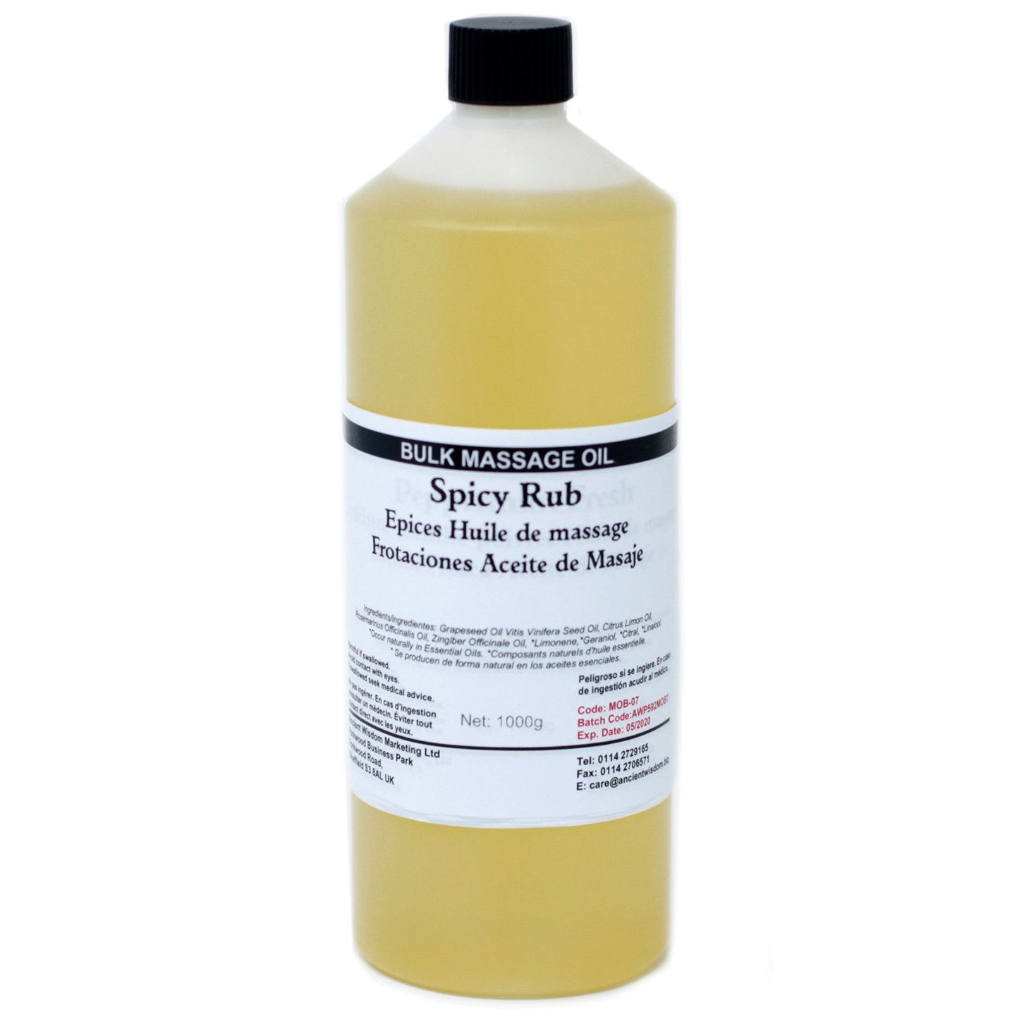 Huile de massage 1 kg - Frictions