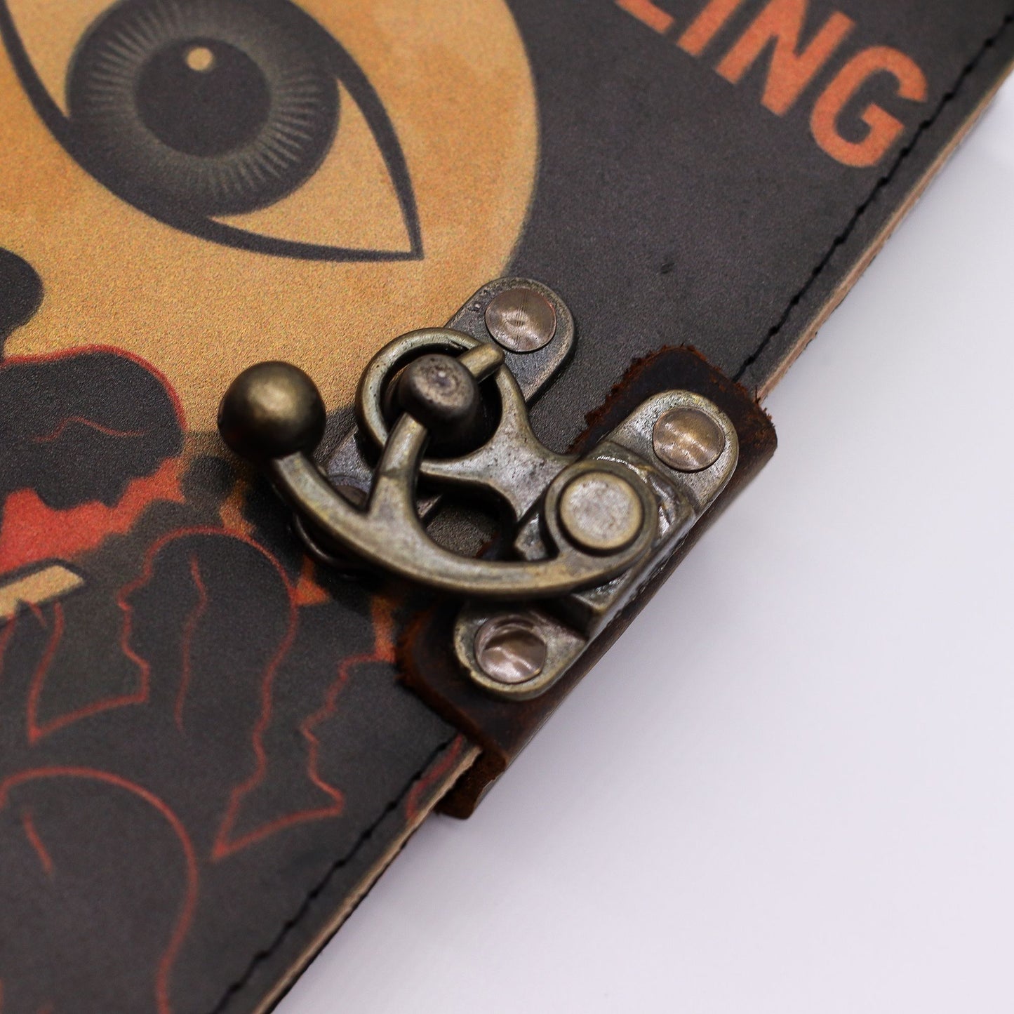 Carnets imprimés en cuir (7 x 5 pouces) - Stop Doom Scrolling - 200 pages papier ordinaire