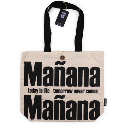 Sac basique emblématique - Tomorrow Tomorrow - Naturel 10 oz (36 x 43 x 10 cm)