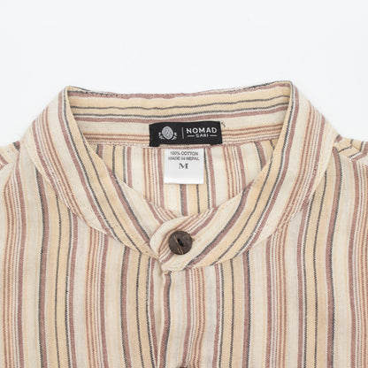 Nomad Sari Camisa de abuelo - Marrón beige - Mediano