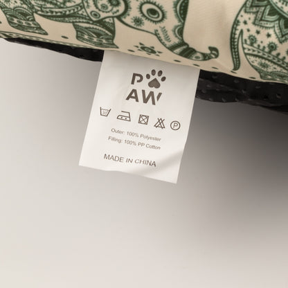 Paw Bed - Lucky Elephant - Verde - 60x50x14cm