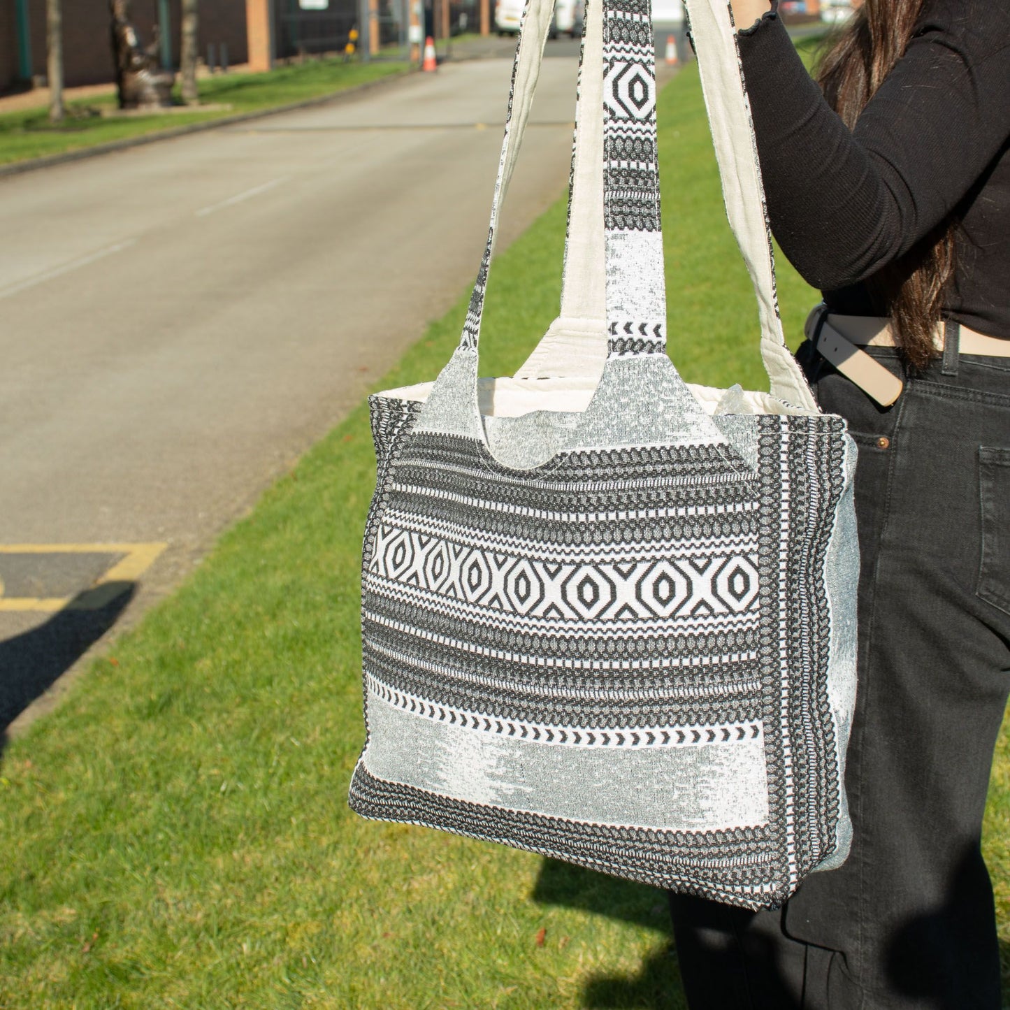 Taschen aus natürlichem Jacquard - Urban Caravan - Wander Muse Tasche