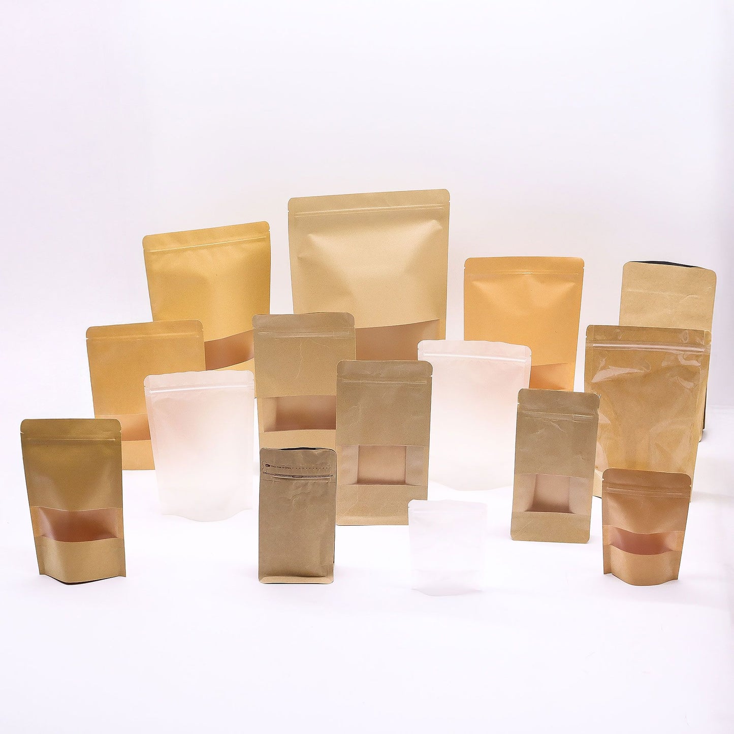 Bolsa kraft con ventana 10x16 cm