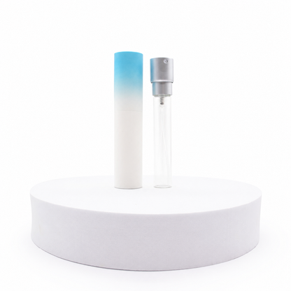 Botella de perfume giratoria - 10 ml - Azul sombreado