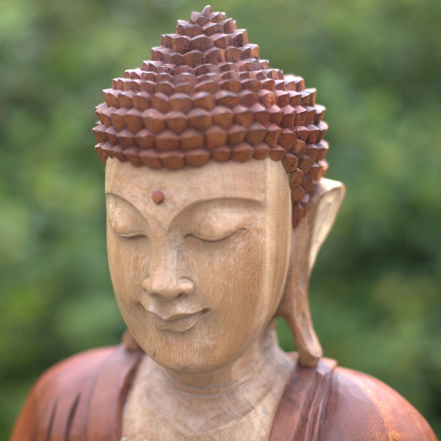 Handgeschnitzte Buddha-Statue – 30 cm, zweifellos