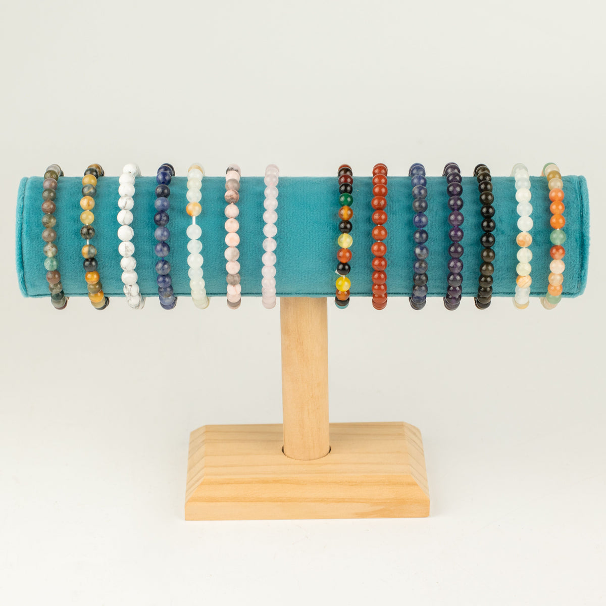 Pulsera de Poder Pequeña (17 cm x 6 mm) - Jade arcoíris