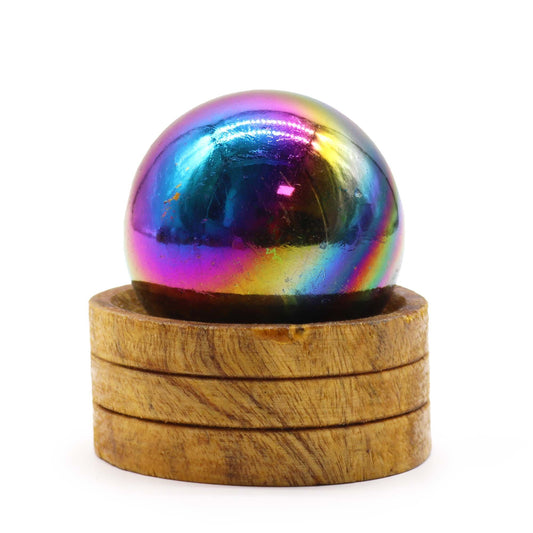 50 mm Amethyst-Kristallkugel mit Ständer