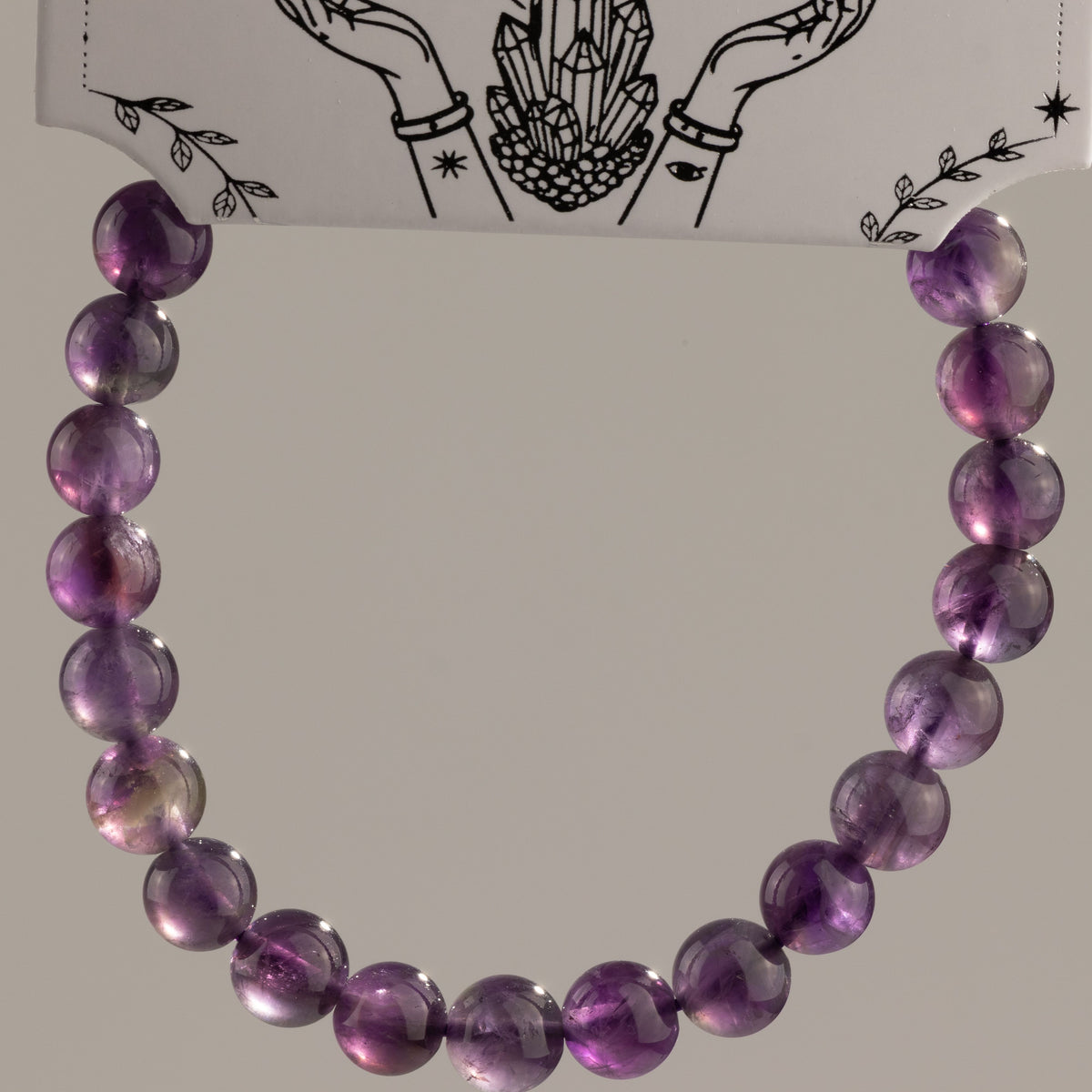 Pulsera de Poder Pequeña (17 cm x 6 mm) - Amatista