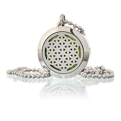 Collar Difusor Aromaterapia Flor Vida 25mm