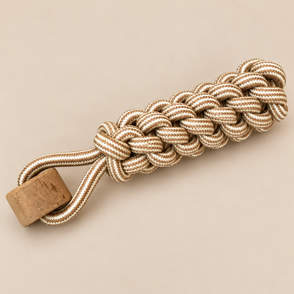 Juguetes PAW para mascotas – Mordedor de madera de café Lumberjack Pull