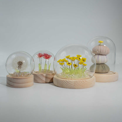 Garten-Iglu Floral Glow – 10 rosa Rosen – USB-LED