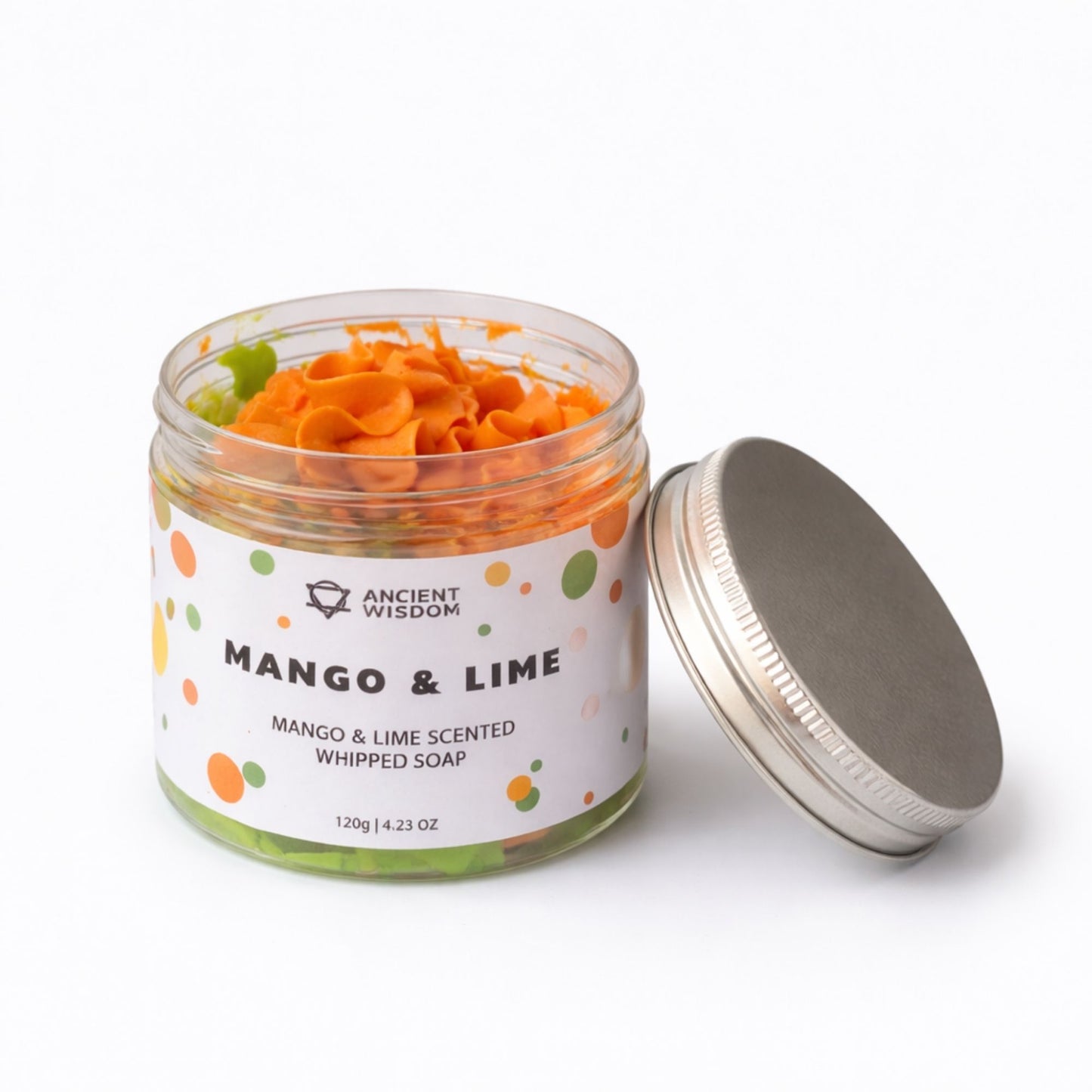 Jabón de crema batida de mango y lima 120 g