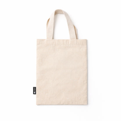 Nomad Sari Icónica Bolsa Tote de Regalo Mini - Sin impresión- (25x18cm) - Natural 4oz (lote de 5)
