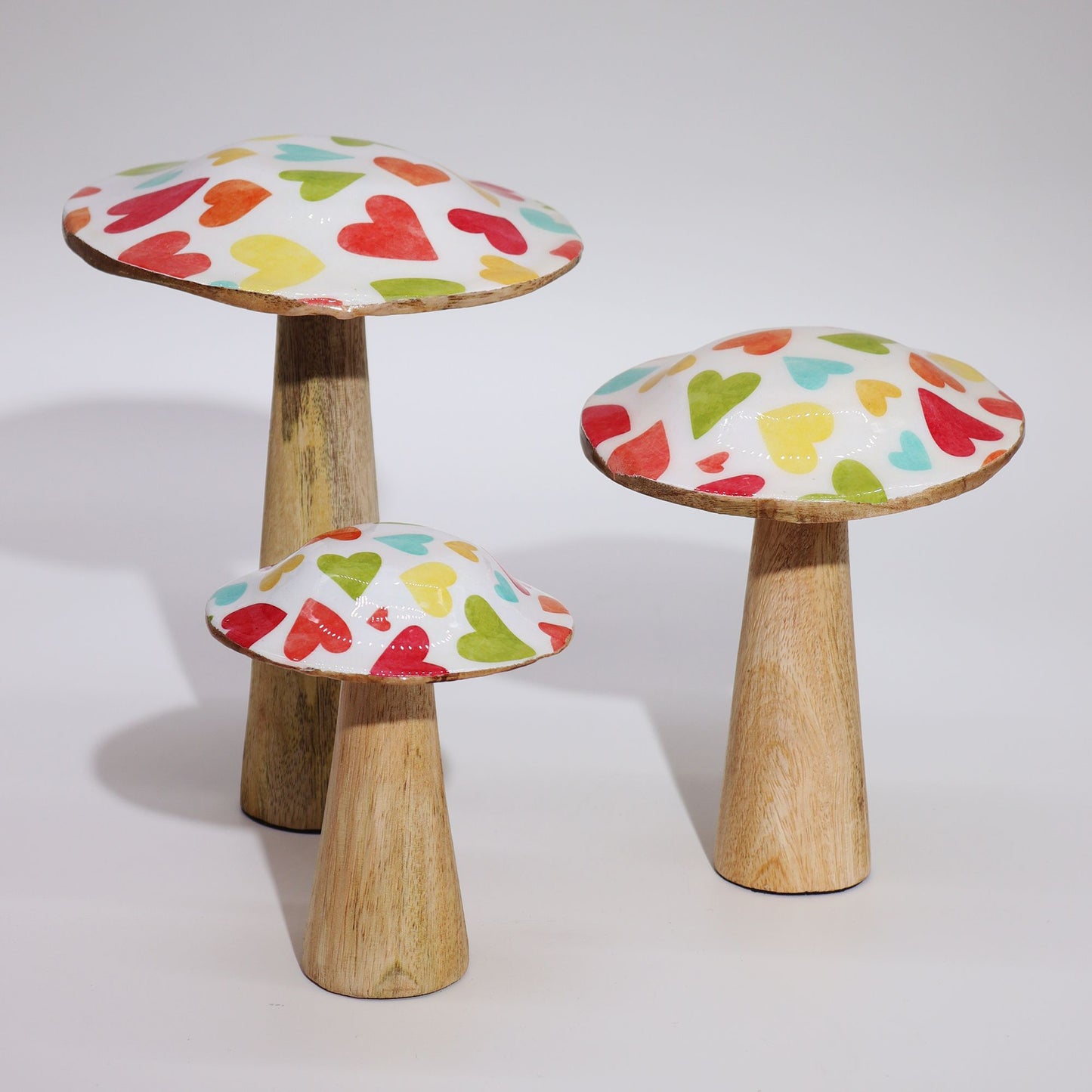 Seta Mediana - 15cm - Corazones Pastel