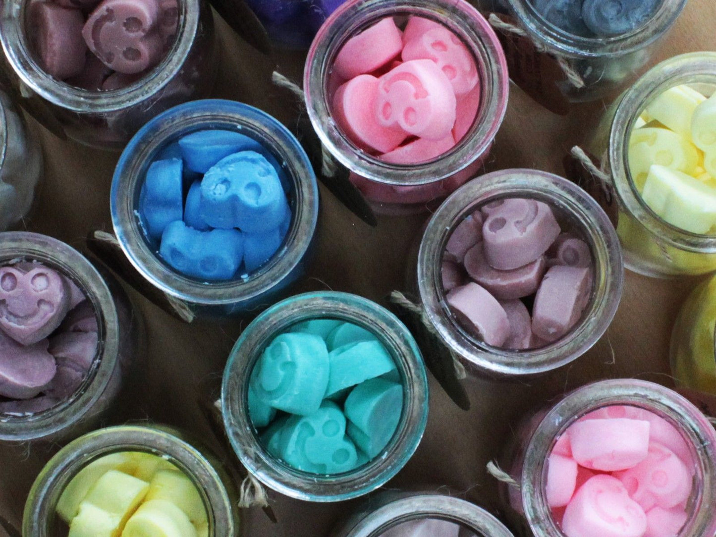 Bouteilles de cire de soja - Musc blanc