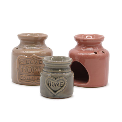 Lrg Quemador de aceite - Piedra azul - Love Home Sweet Home