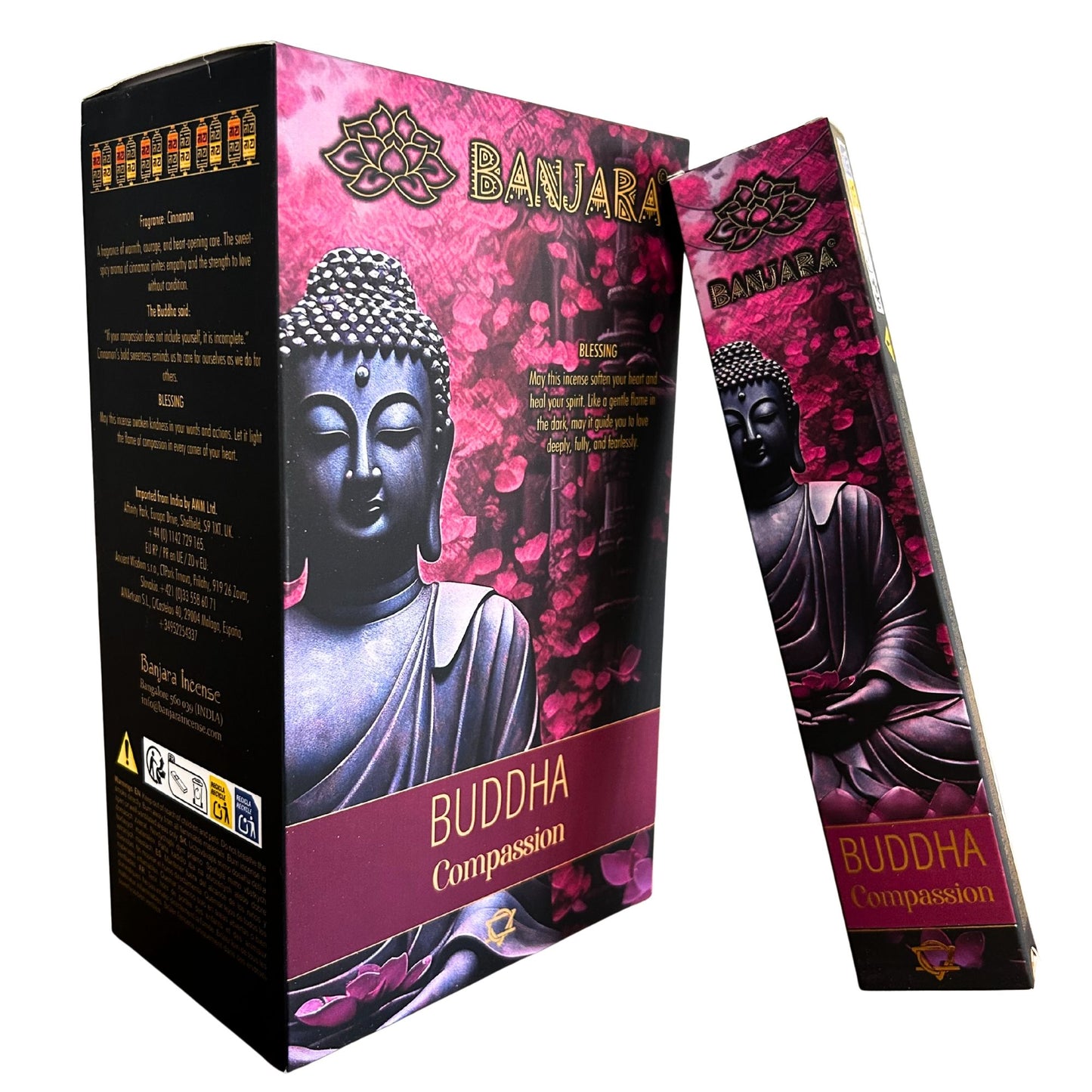 Banjara Buddha Räucherstäbchen - Mitgefühl