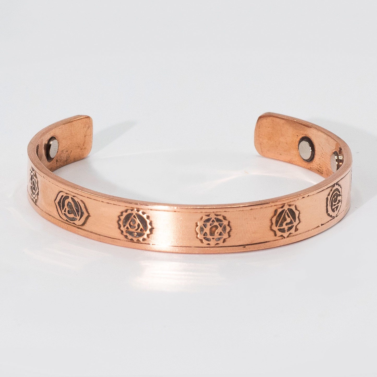 Herrenarmbänder aus massivem Kupfer mit Magneten (sortiert)