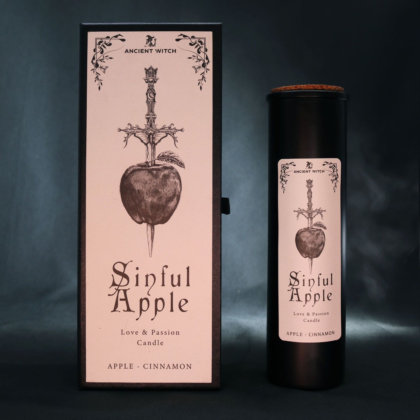 Bougies purificatrices des sorcières anciennes - Pomme pécheresse
