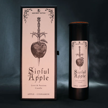 Bougies purificatrices des sorcières anciennes - Pomme pécheresse