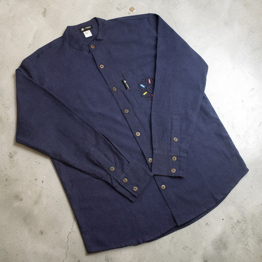 Nomad Sari Kathmandu Hemd – Indigo – Mittel