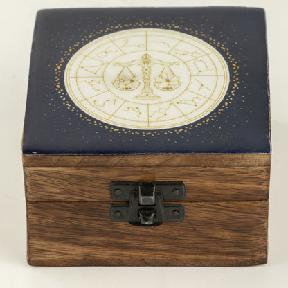 Pequeña caja esmaltada - Libra
