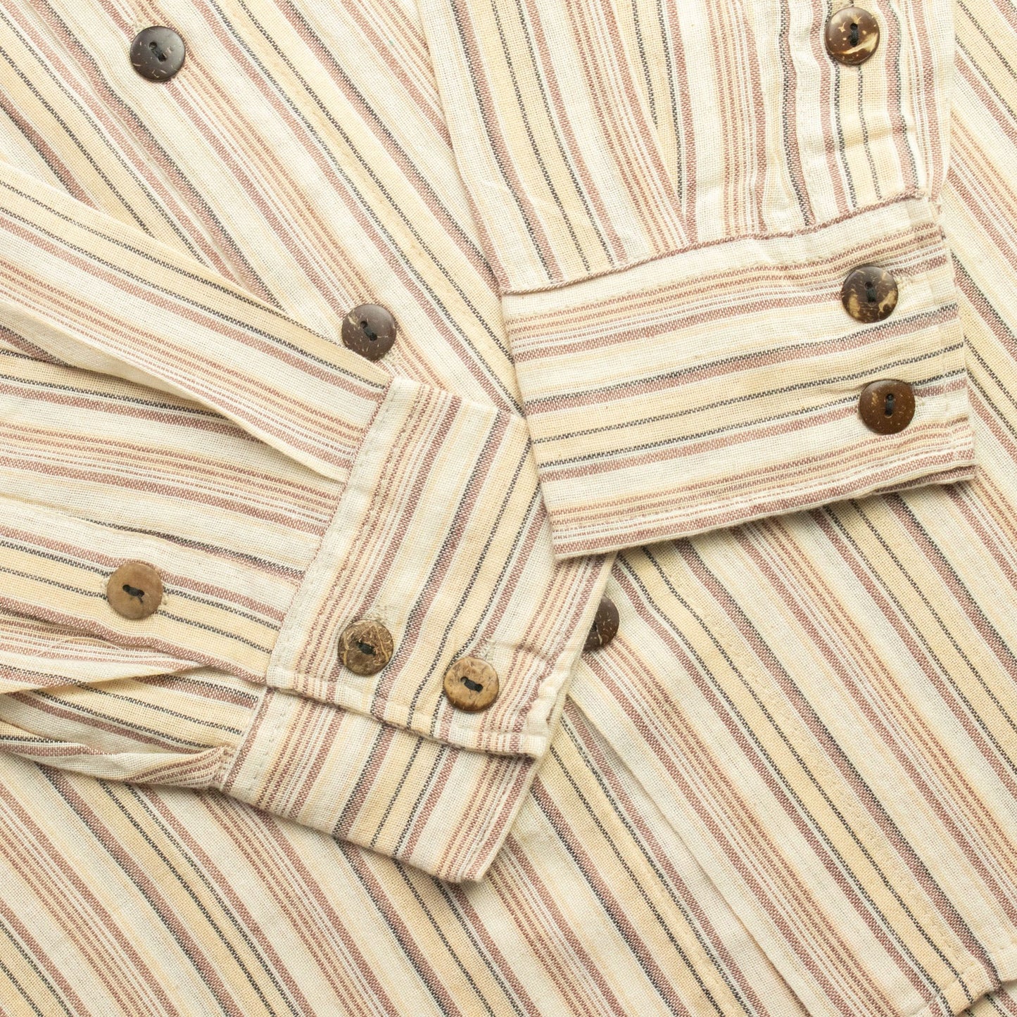Nomad Sari Camisa de abuelo - Marrón beige - Mediano