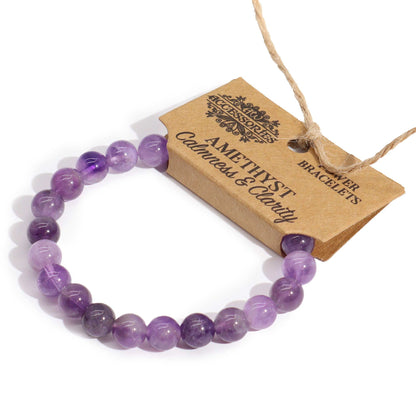 Brazalete de Energía Amatista 8mm