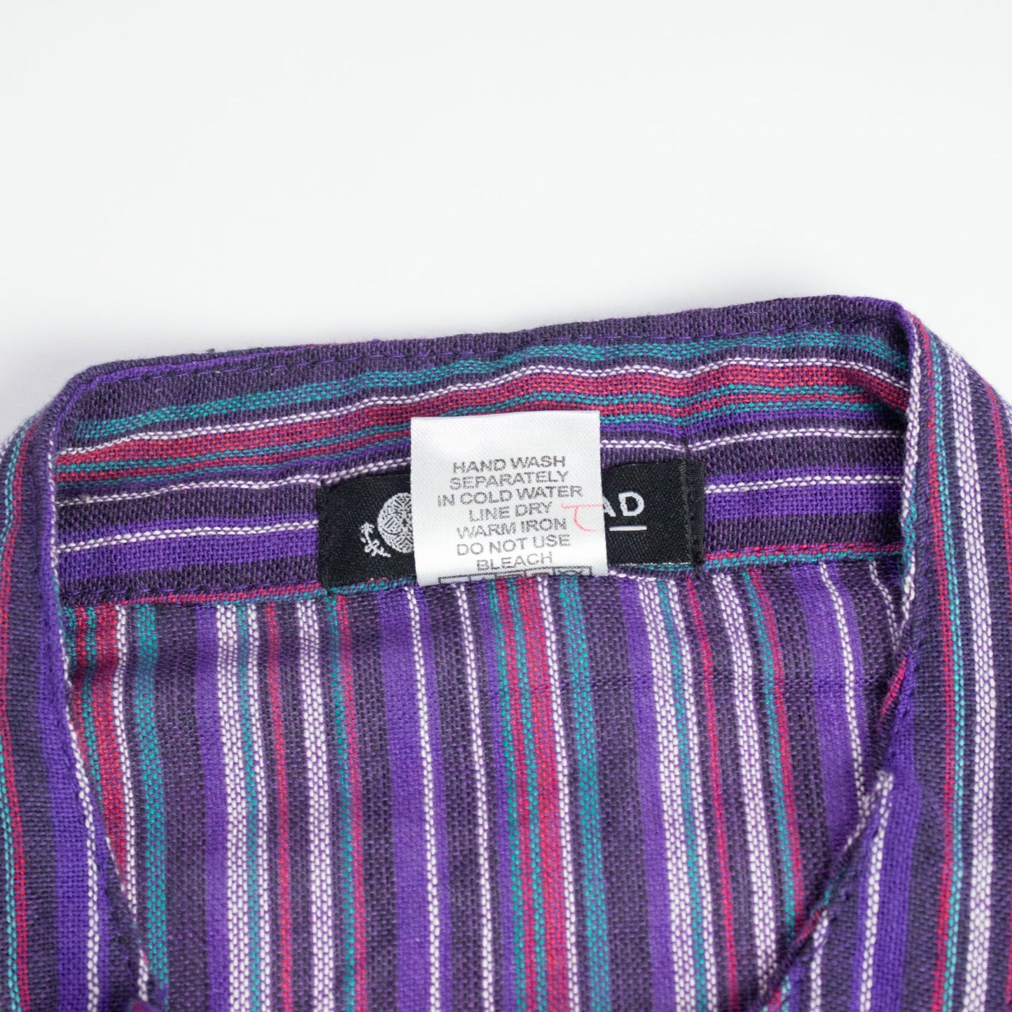 Nomad Sari Camisa de Abuelo - Negro Púrpura - Grande