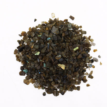 Éclats de labradorite - pierres semi-précieuses en vrac - 1 kg