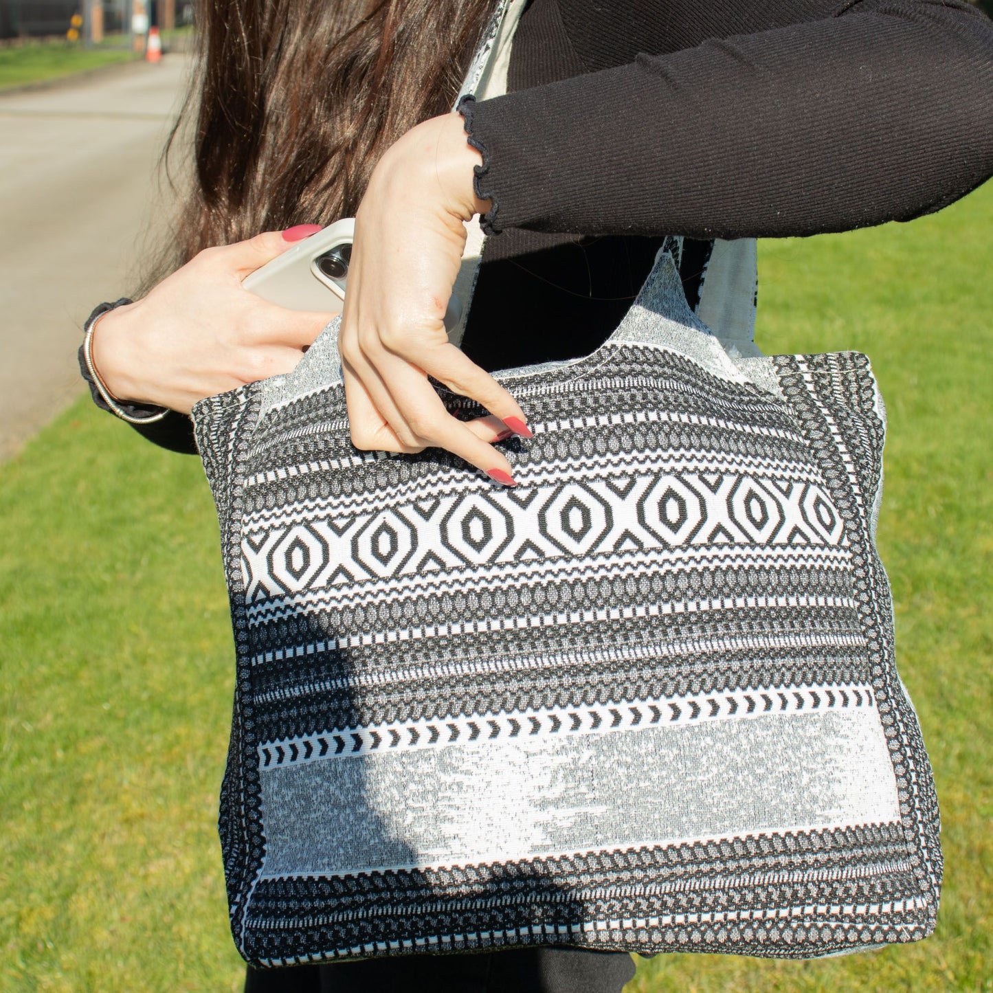Taschen aus natürlichem Jacquard - Urban Caravan - Wander Muse Tasche